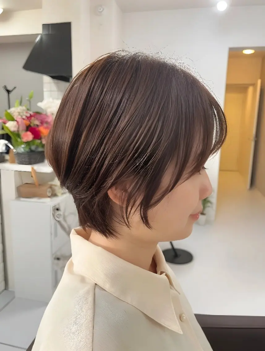 ショート カラー nao 艶カラー・髪質改善のヘアスタイル