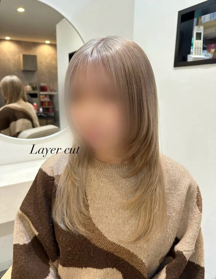 〈残り3名様限定‼️〉💇‍♀️カット（レイヤー）【モデル】＋保湿トリートメント付✨の写真