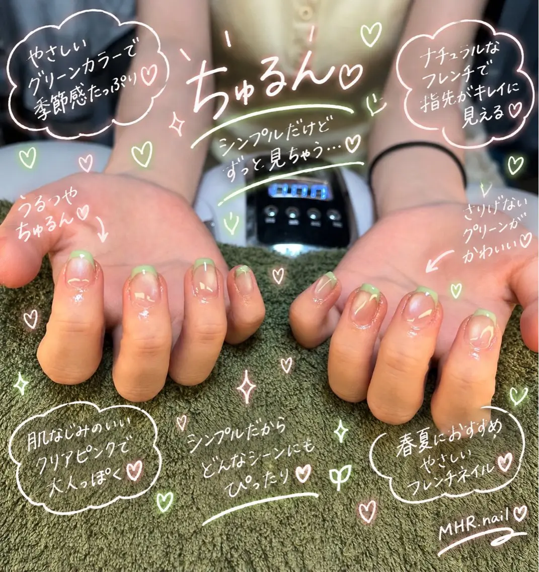 ネイル マグネットネイル ハンドネイル フットネイル MHR nailのネイルデザイン