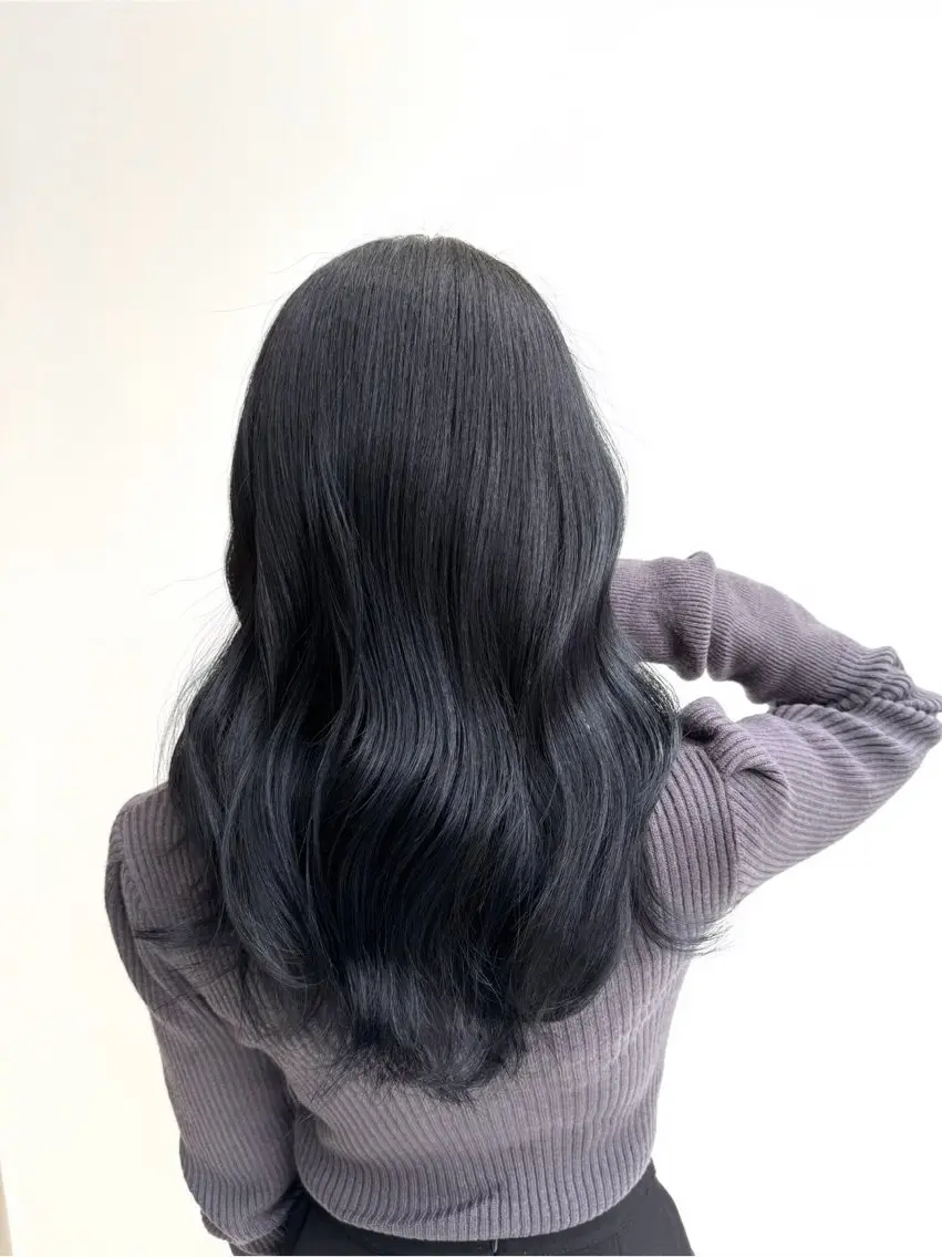 セミロング カラー ヘアアレンジ ヘアカラー トリートメント ✨艶髪✨ 吉田誠のヘアスタイル