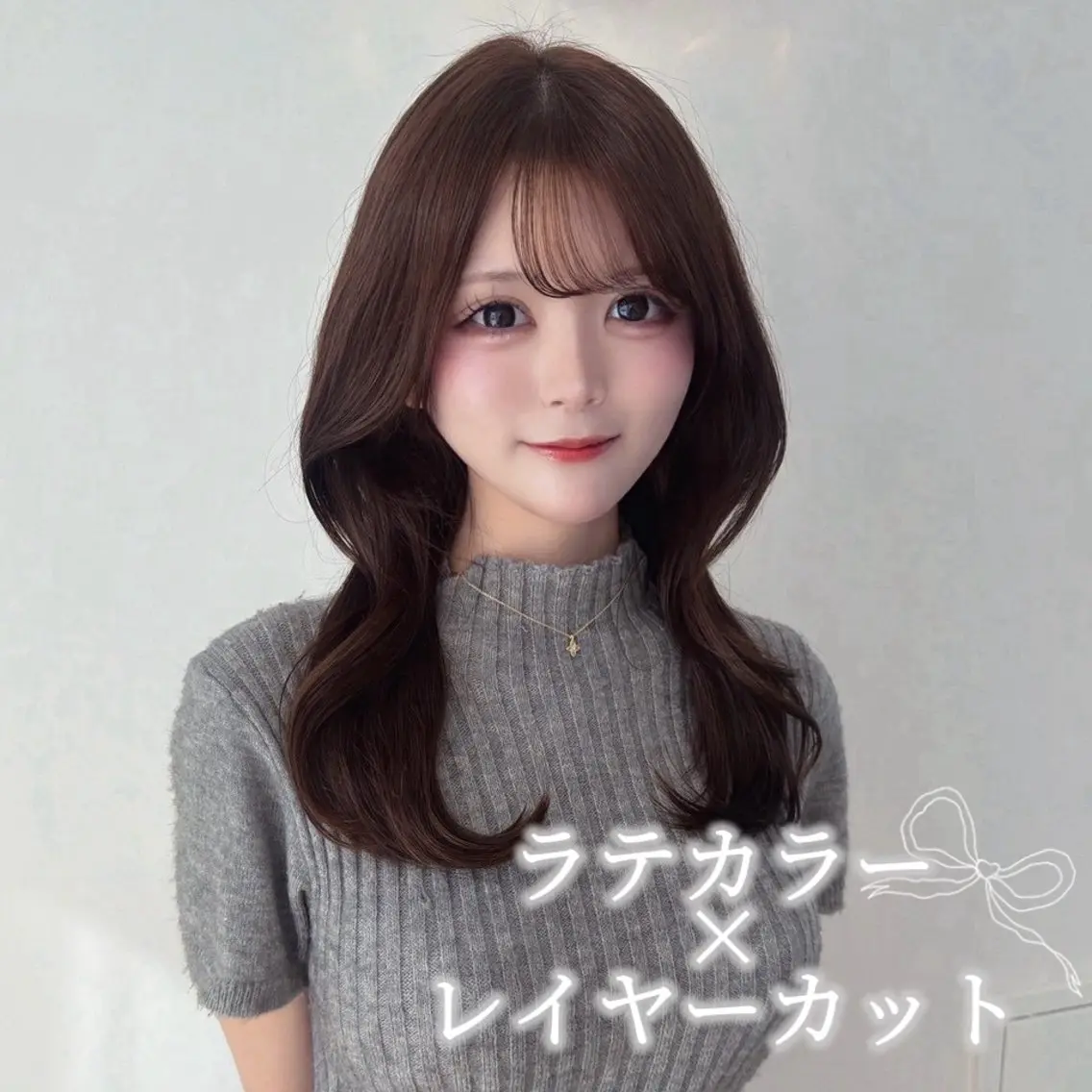 セミロング レイヤーカット カット ヘアカラー トリートメント 🩵HIYORI /栄/レイヤーカットのヘアスタイル