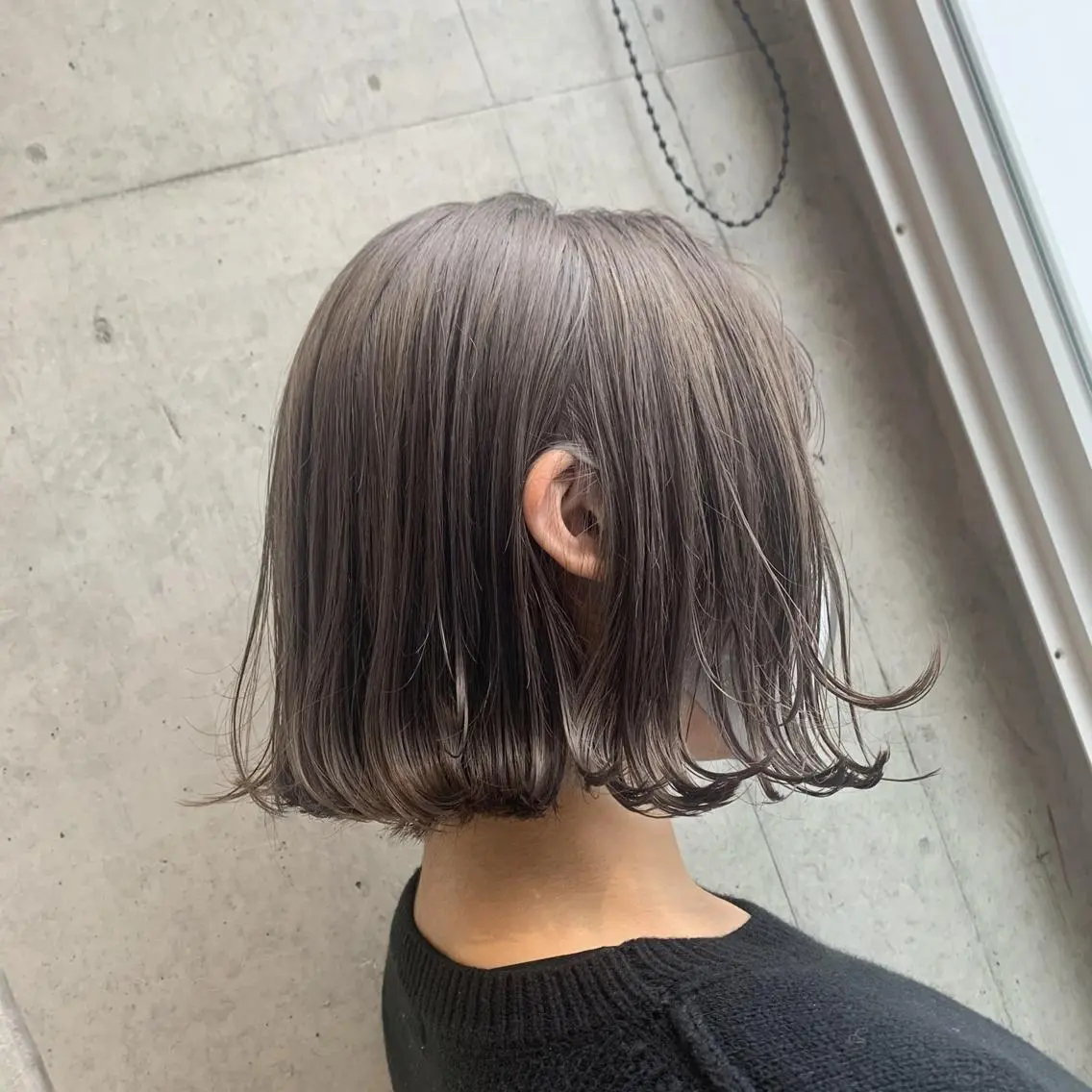 ミディアム カット ヘアカラー LadA hair.makeのヘアスタイル