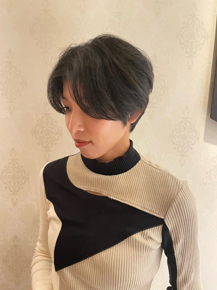 ショート ショートボブ ハンサムショート ボブ ショートヘア 鶴岡で縮毛矯正なら お任せ！ハヤシナオミのヘアスタイル