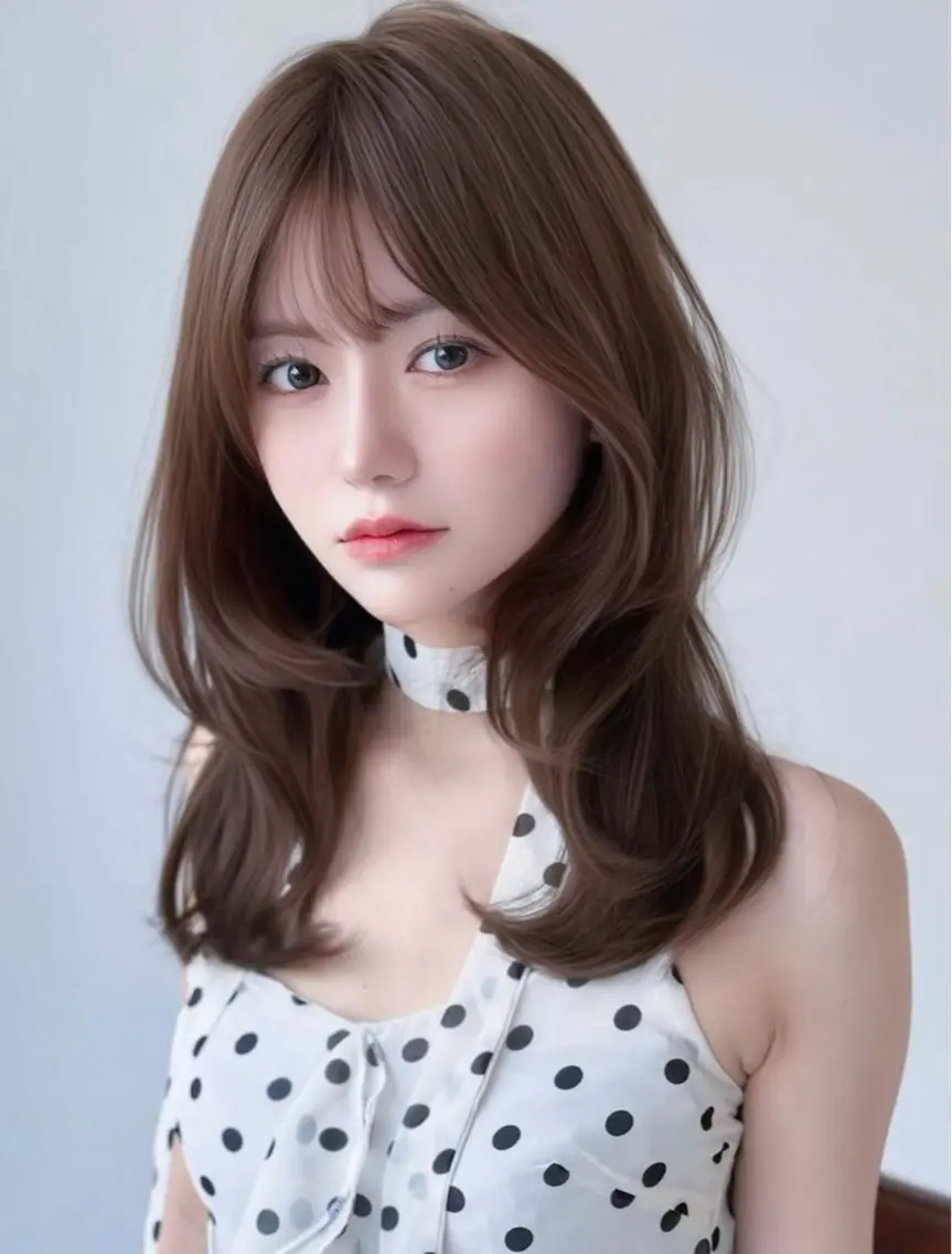 🫧透明感カラー+艶髪トリートメントの写真