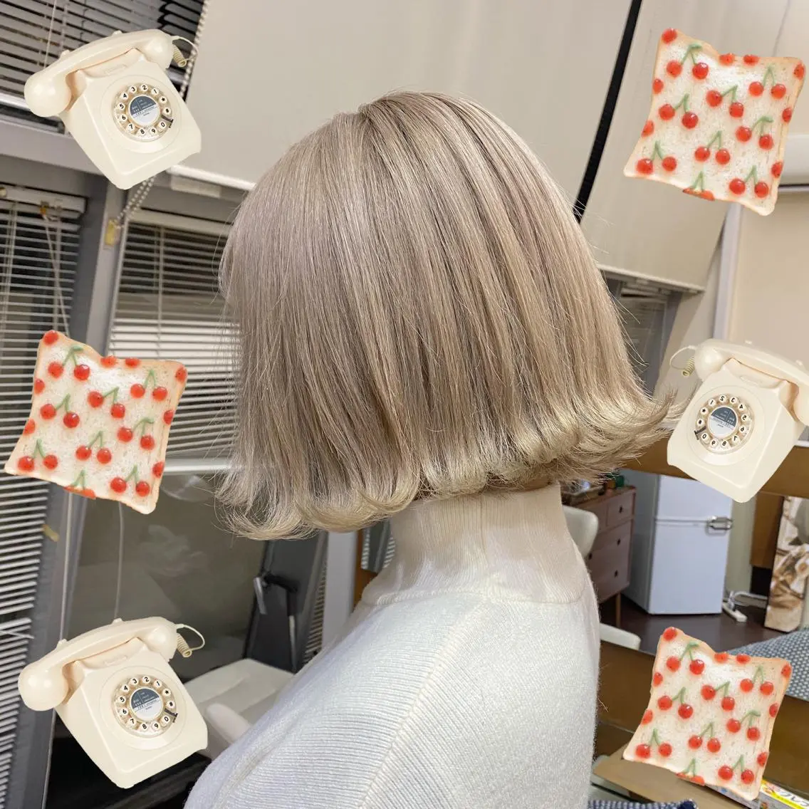 ミディアム カラー 色落ちまで可愛い🧚 心斎橋hikaruのヘアスタイル