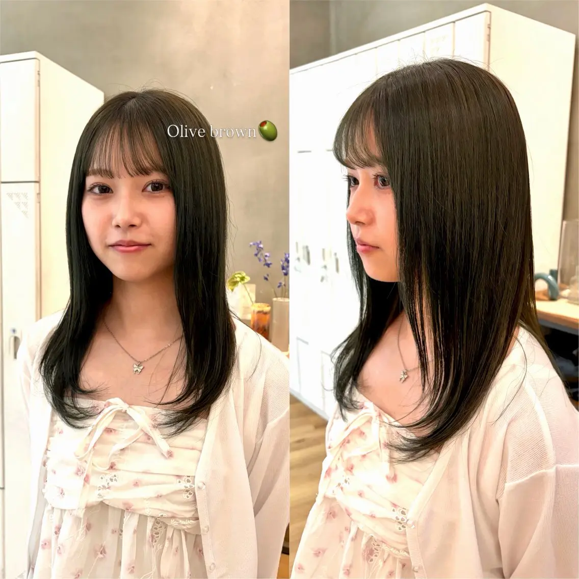 セミロング 清水 璃央のヘアスタイル