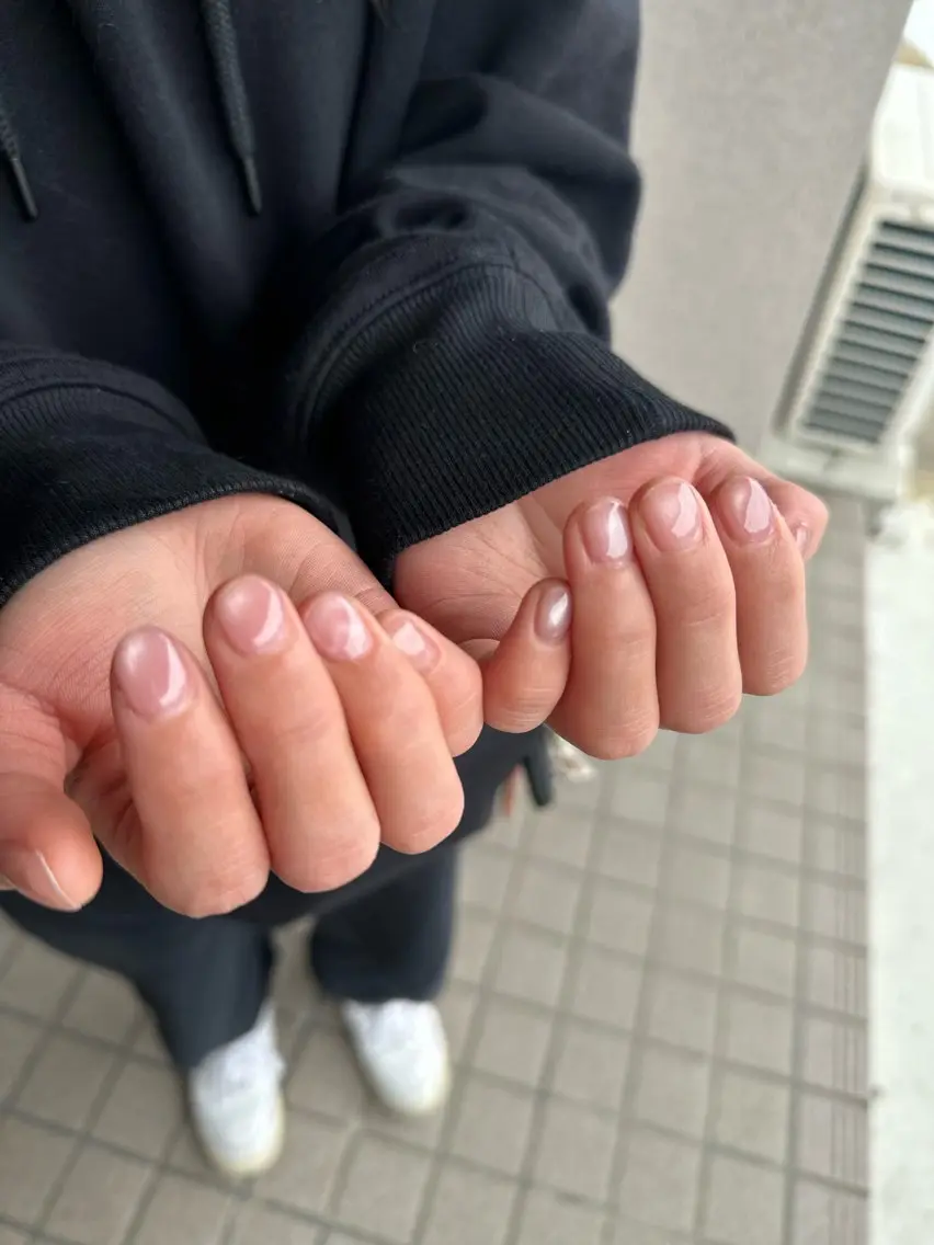 ネイル 氷ネイル・うるうるネイル ビー玉ネイル Sawa ︎︎𓂃⟡.·のネイルデザイン