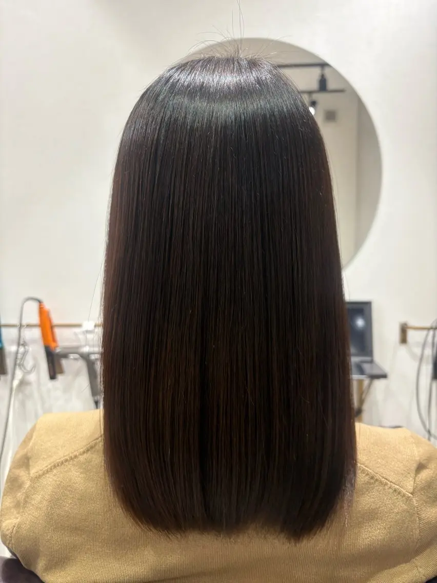 ＼30名限定／さらツヤ縮毛矯正➕11,000高級トリートメント無料✨✂︎カットなし✂︎の写真