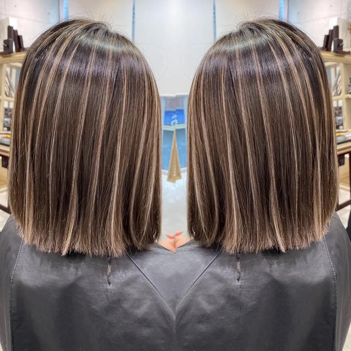 ショート カラー ヘアアレンジ ベージュカラー ハイライトカラー ハイライト ヘアカラー トリートメント 縮毛矯正 髪質改善寺坂雄飛💐のヘアスタイル