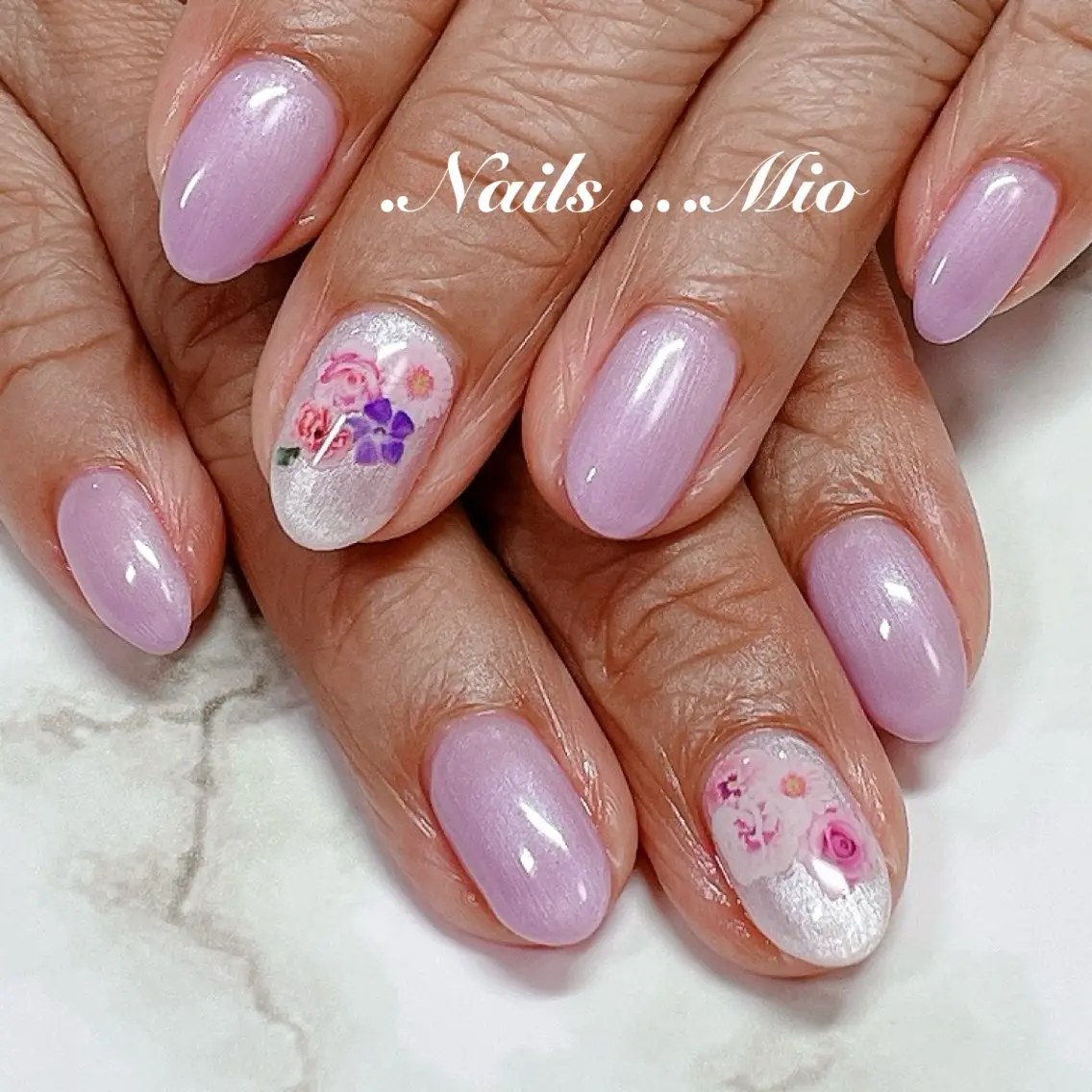 ネイル アートネイル ジェルネイル 持ち込み ワンカラーネイル 赤色 .Nails Mio 赤羽西ネイルサロンのネイルデザイン