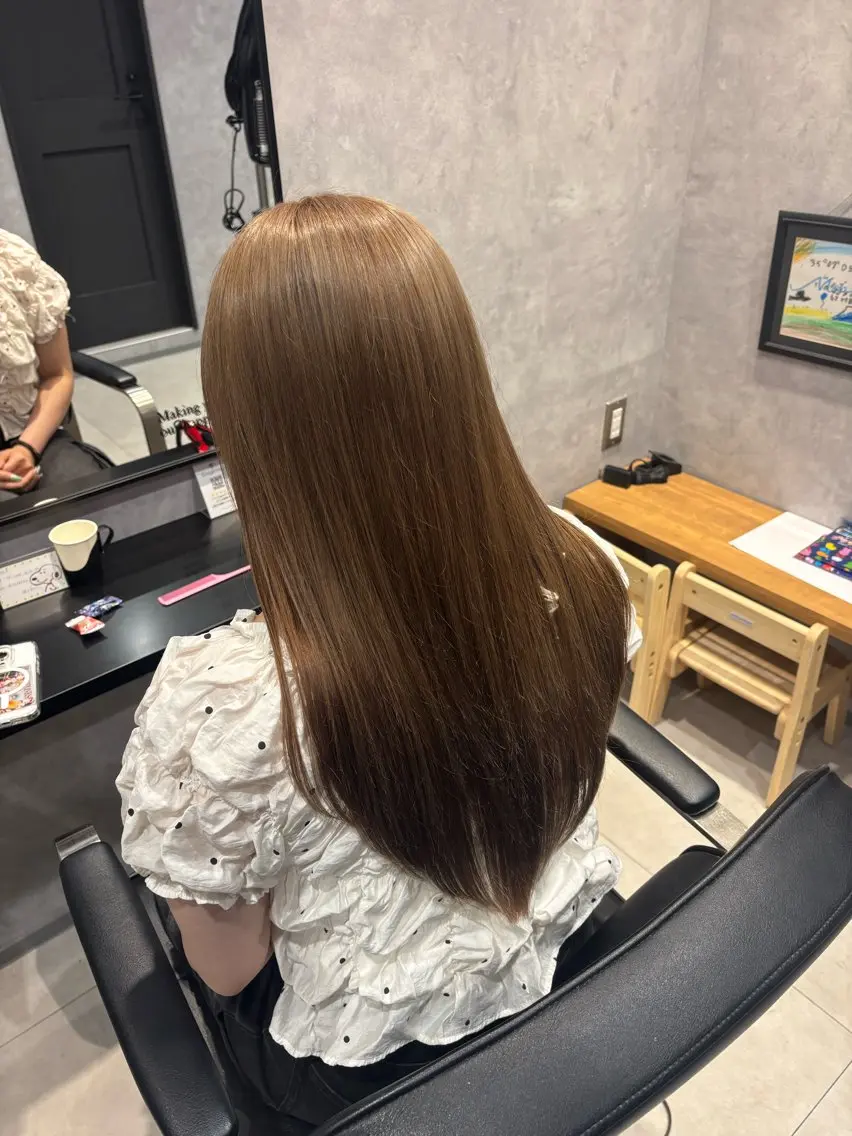 ロング 長橋 ももかのヘアスタイル