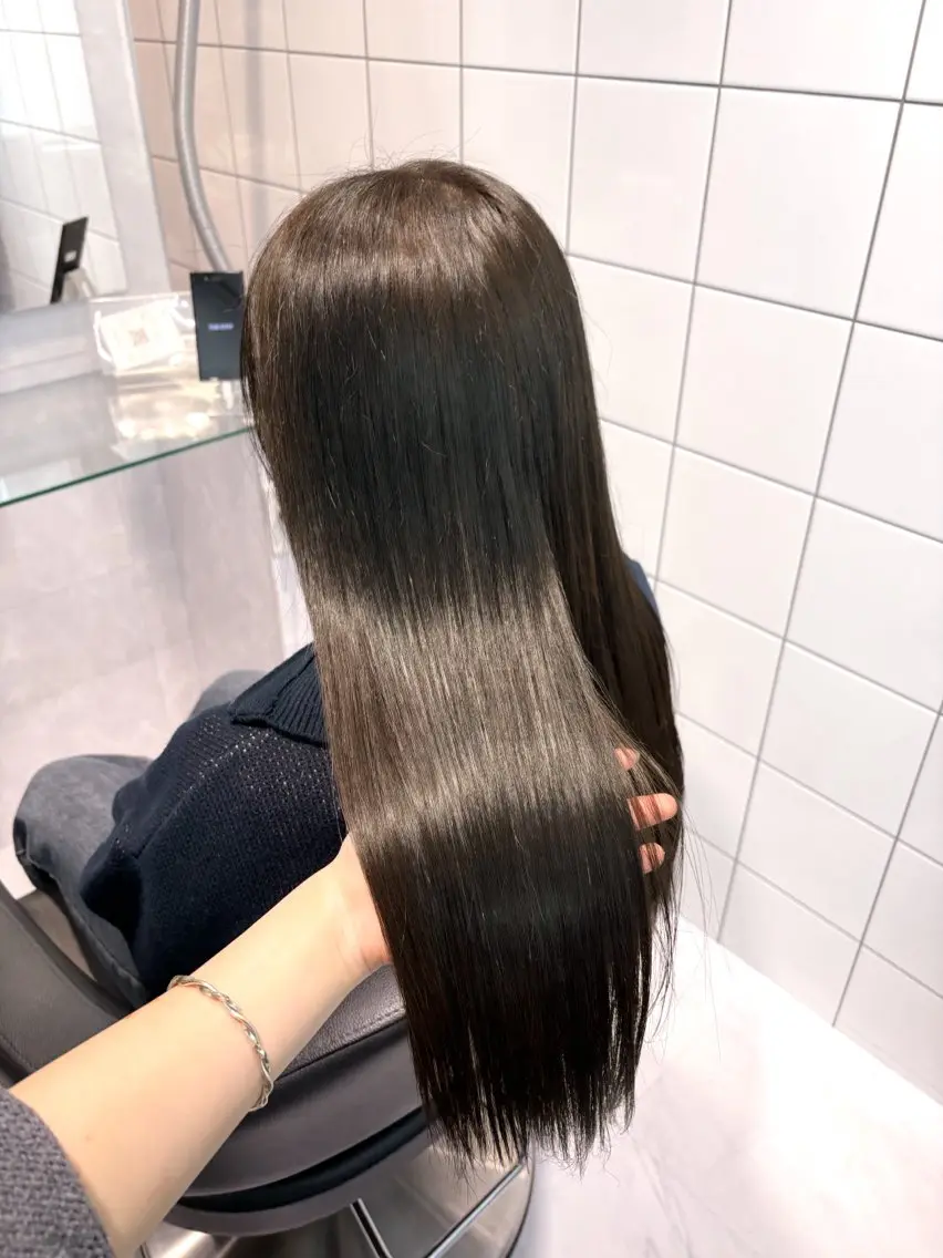 ロング カラー 表参道♡暗髪♡ 艶カラー♡アユミのヘアスタイル