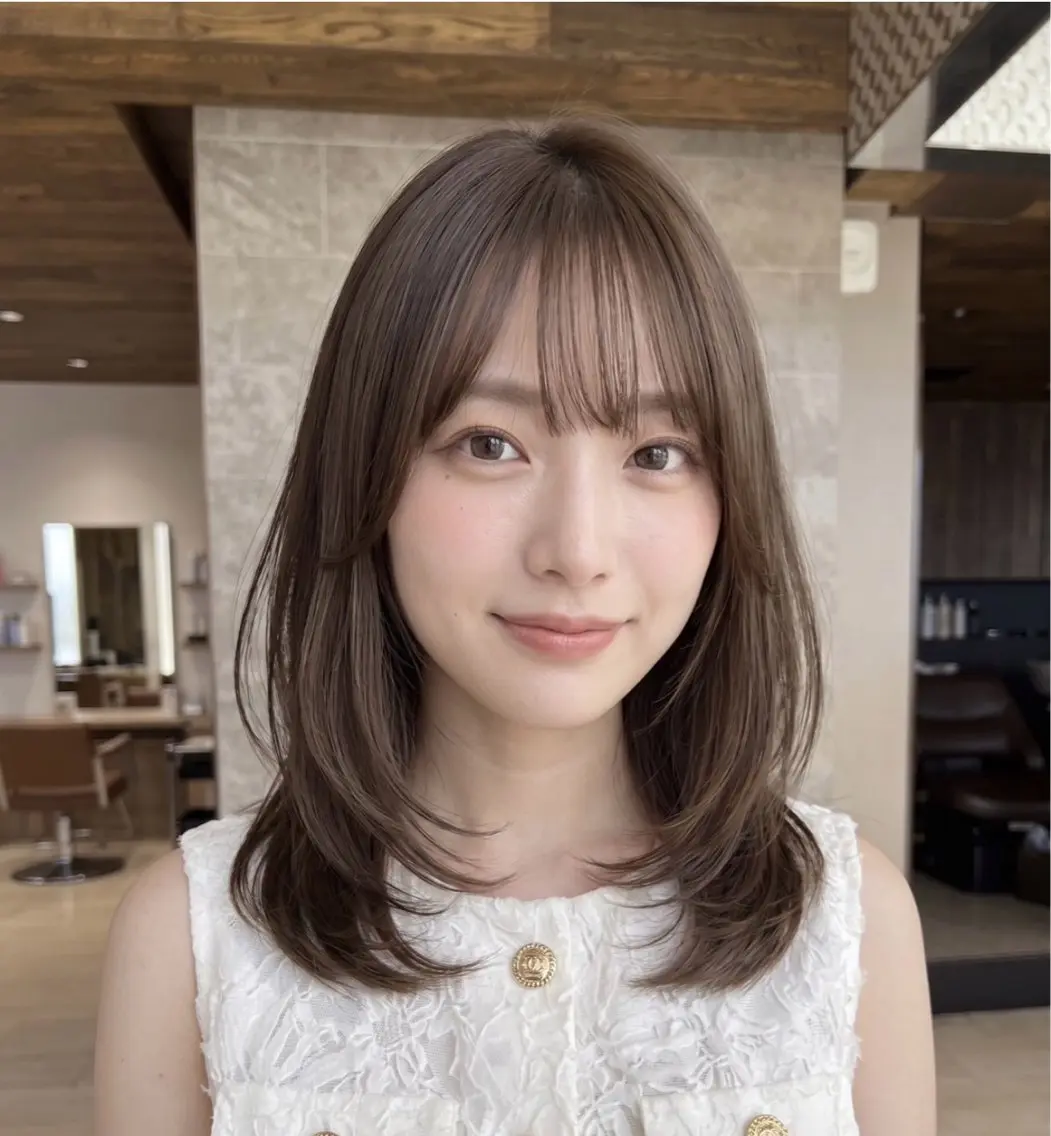 ミディアム 早野太陽 ミディアムカットのヘアスタイル