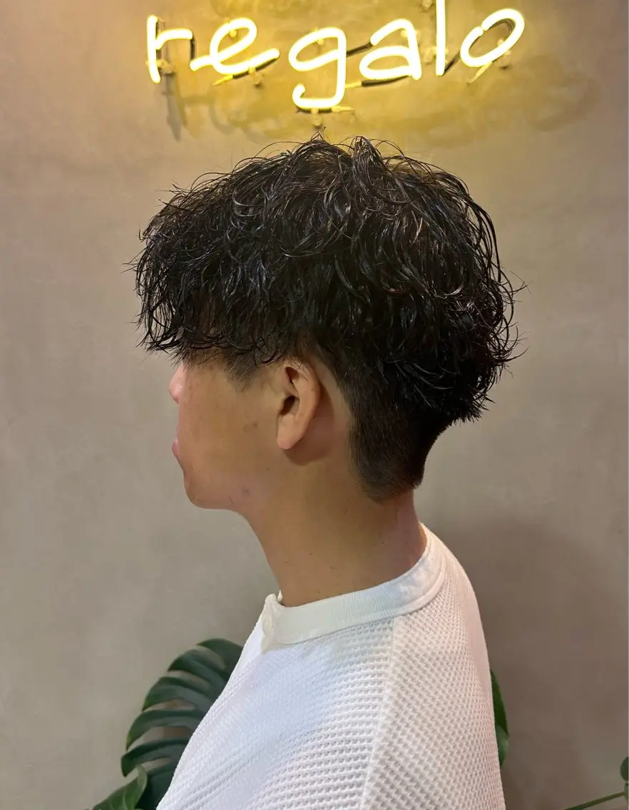 メンズ カット パーマ KUMA🧸インナー /メンズパーマのヘアスタイル