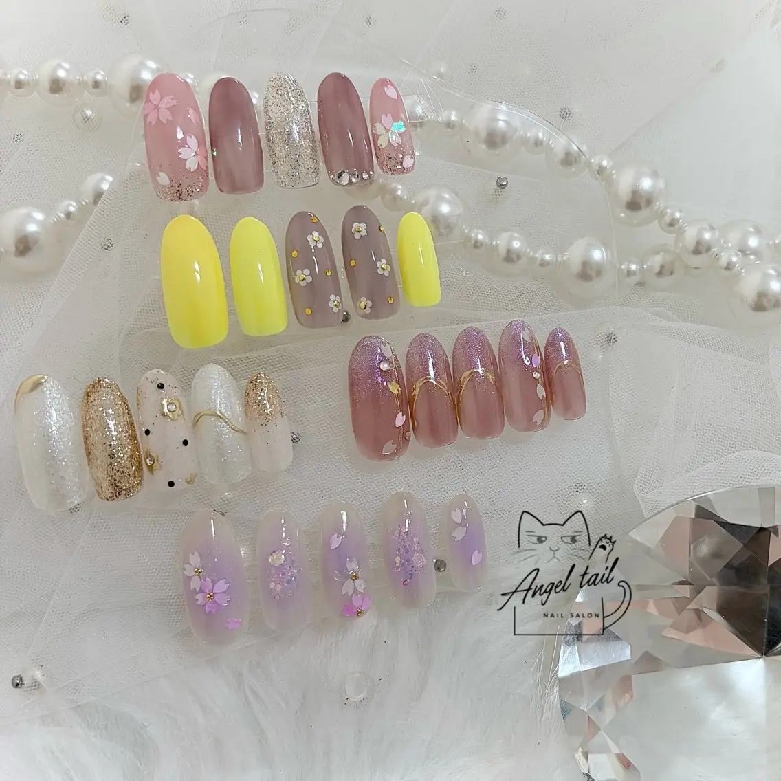 季節の定額ネイル🌷🌸の写真