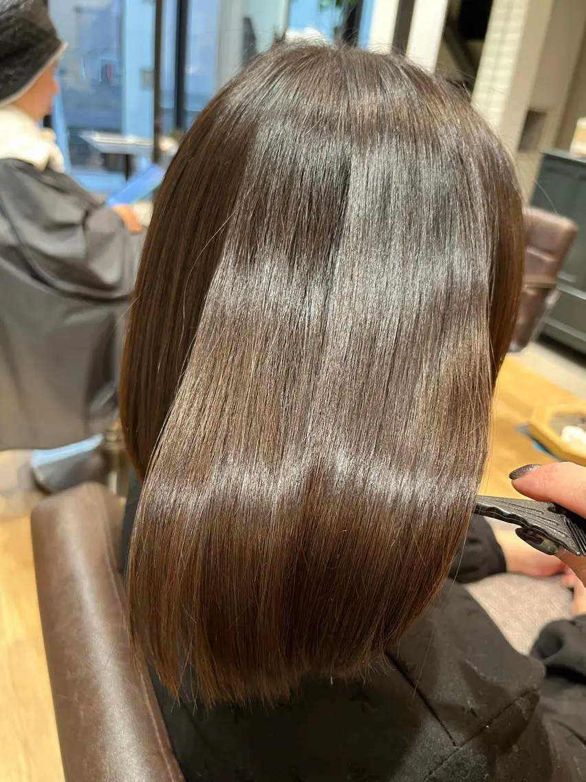 ショート カット 縮毛矯正 トリートメント ヘッドスパ 小林 伯熙のヘアスタイル