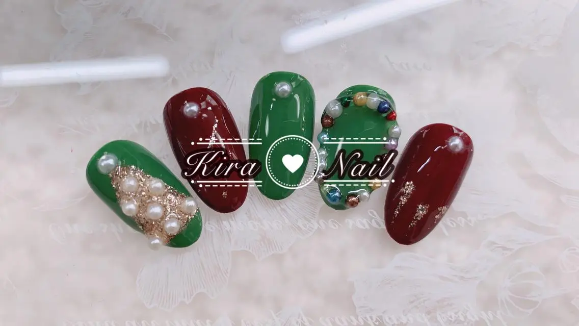 ネイル ジェルネイル ハート スカルプネイル ソフトジェル ネイルチップ ハンドネイル ハンドケア Kira Nailのネイルデザイン