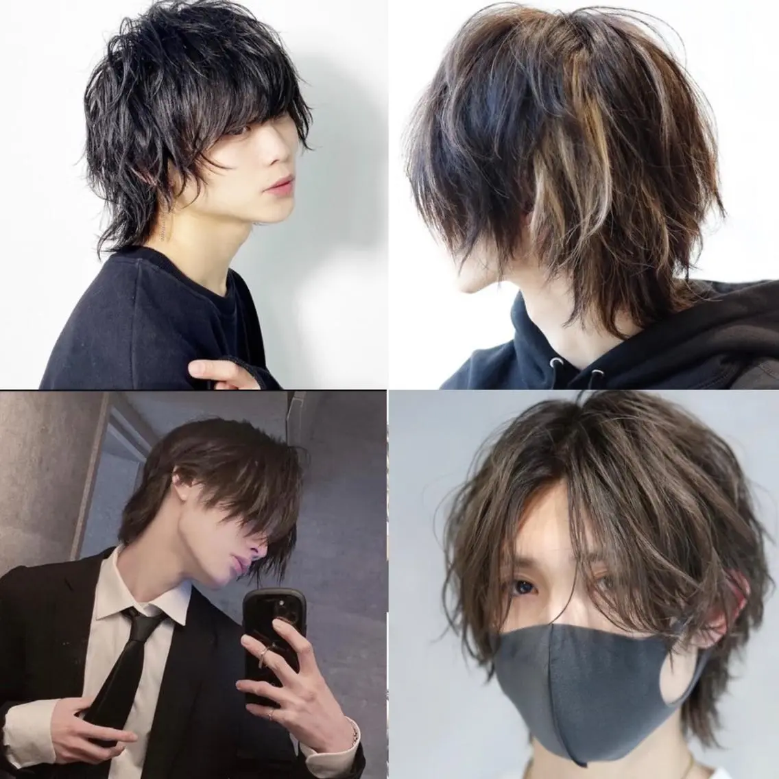 ミディアム メンズ ヲタク美容師 店長　上原のヘアスタイル
