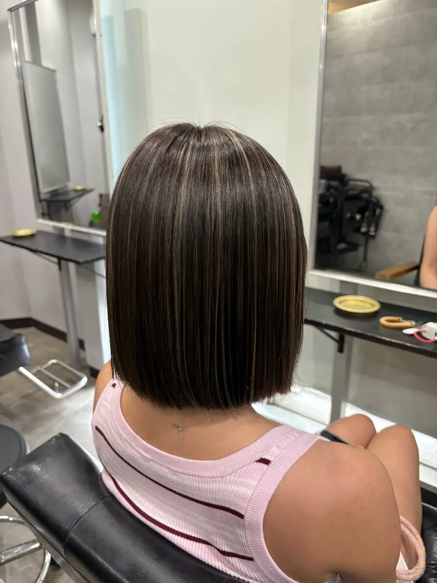 ショート ハイライト 🤍HIKARI🤍 ハイライト/レイヤーのヘアスタイル
