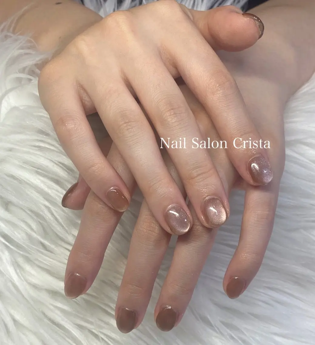 ネイル ジェルネイル パラジェル ハンドネイル CRISTA MOMOのネイルデザイン