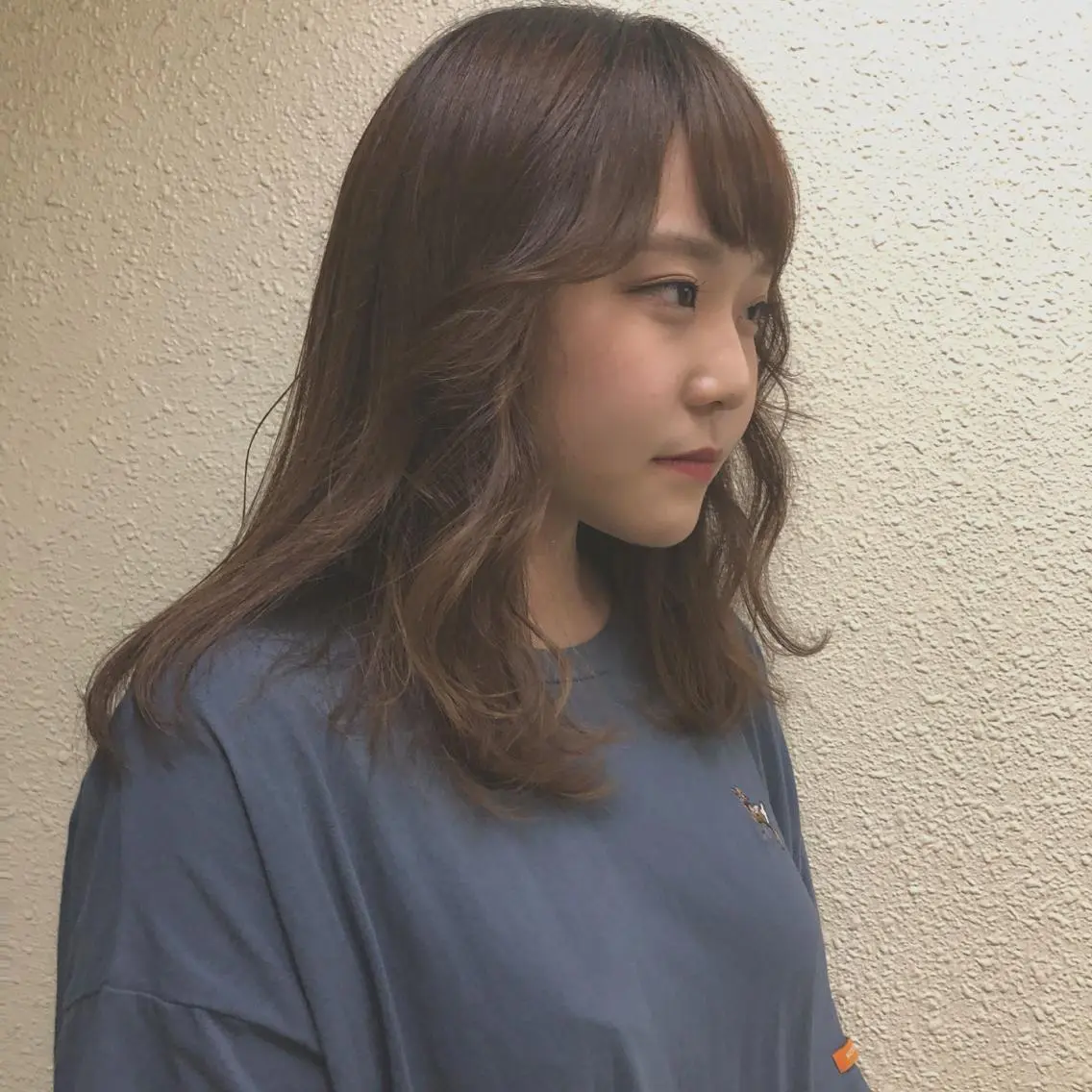 セミロング yajima Moemiのヘアスタイル