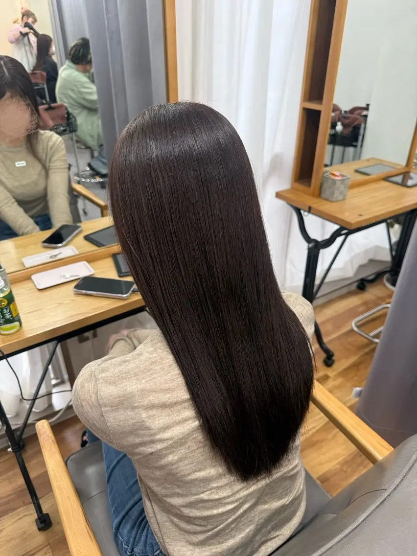 ロング カラー 髪質改善 ANs. かずはのヘアスタイル