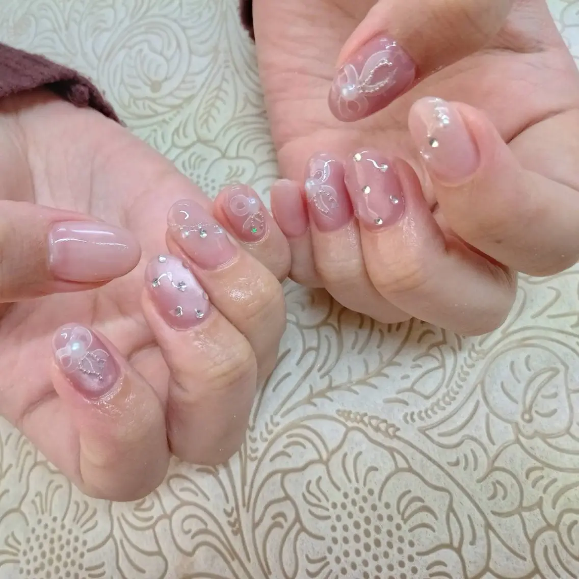 ネイル フラワーネイル precious nail roomのネイルデザイン