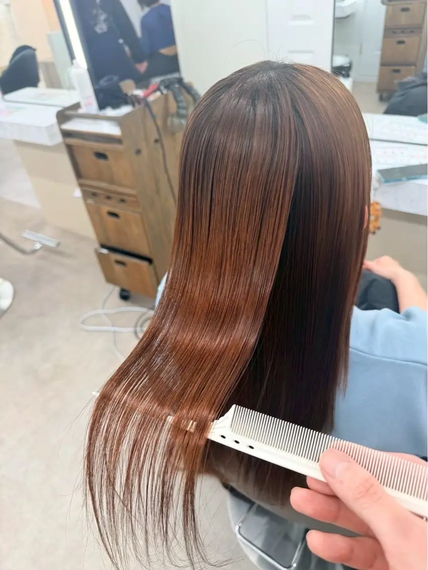ロング カラー 久松 功希のヘアスタイル