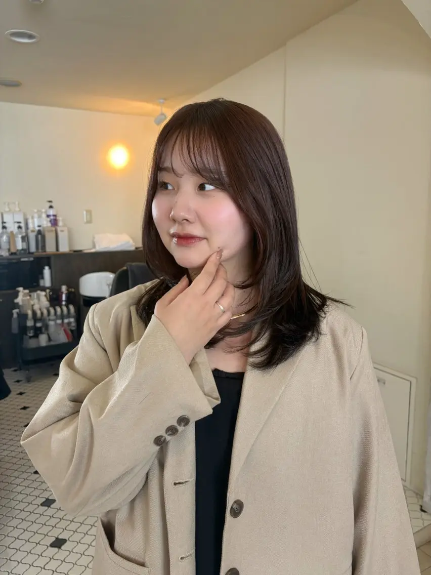 ロング カラー ヘアカラー ベージュ/透け感 カラー.nano🎀のヘアスタイル