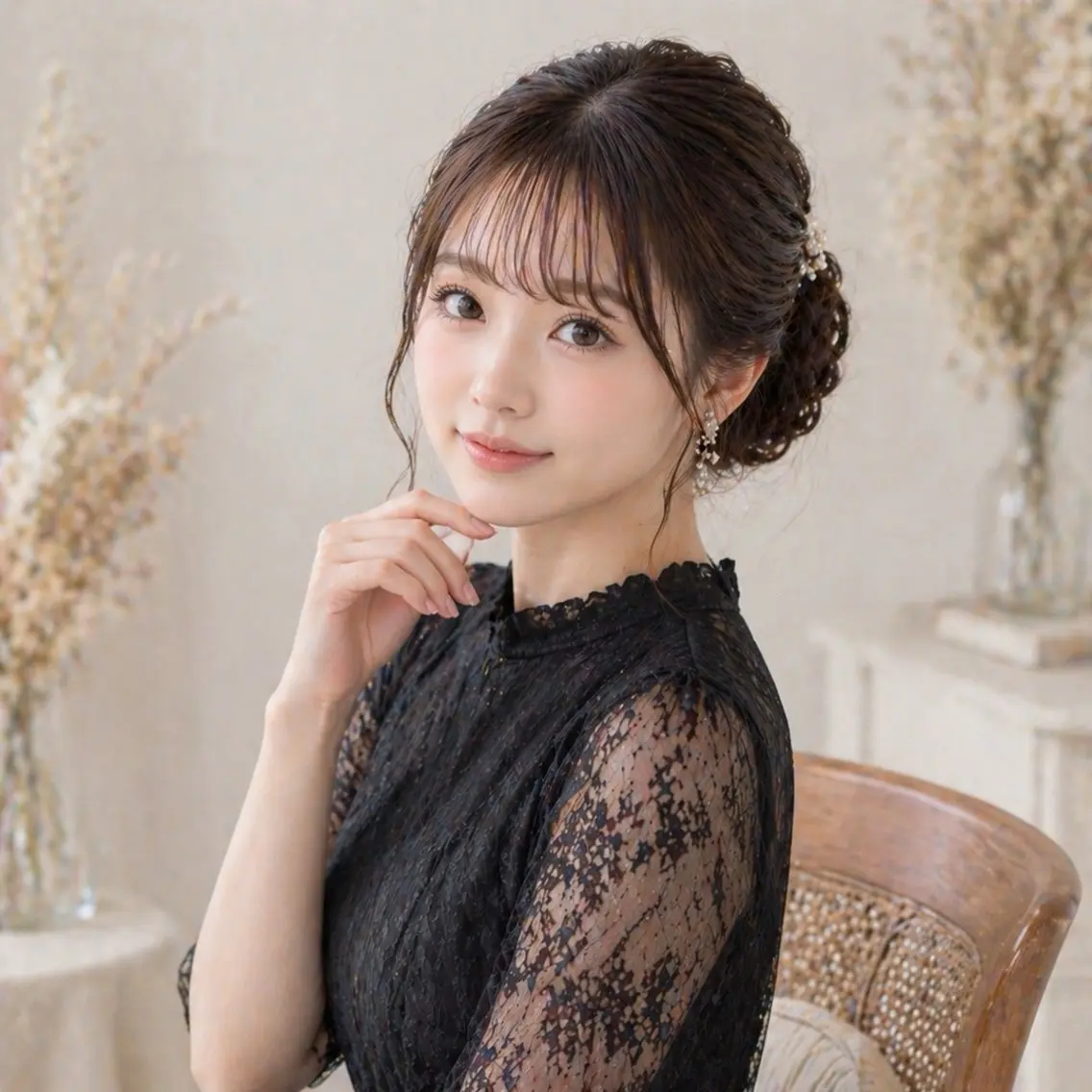 ロング ヘアセット bellegrow ayakaのヘアスタイル