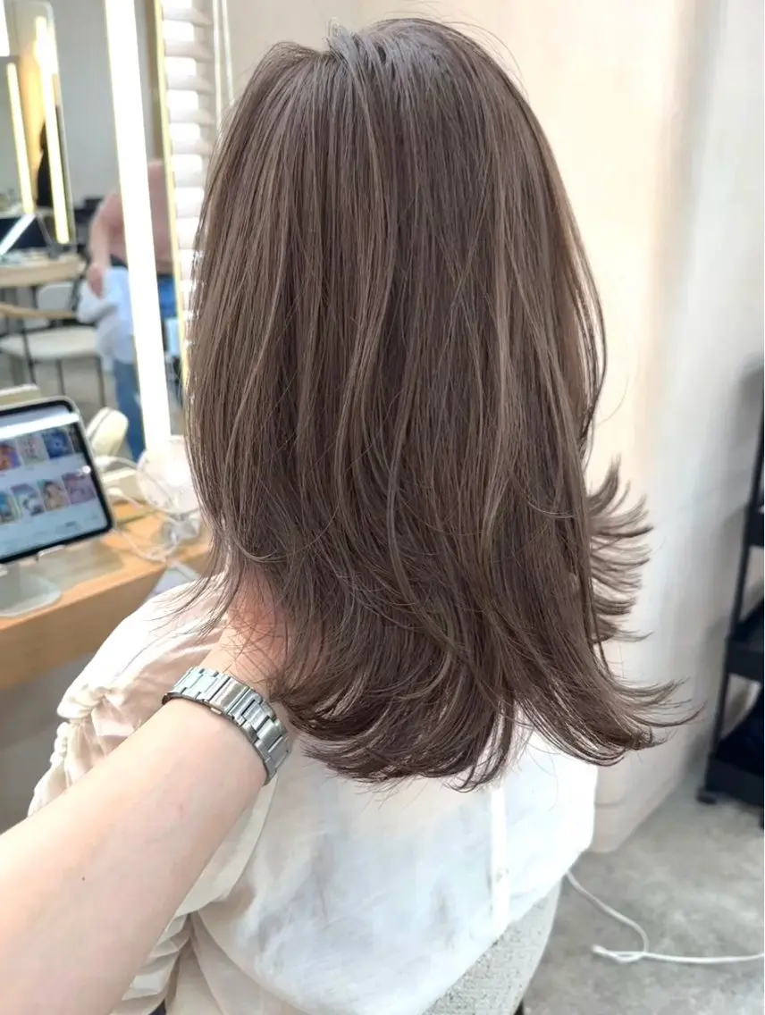 ミディアム 北間 寛哉のヘアスタイル