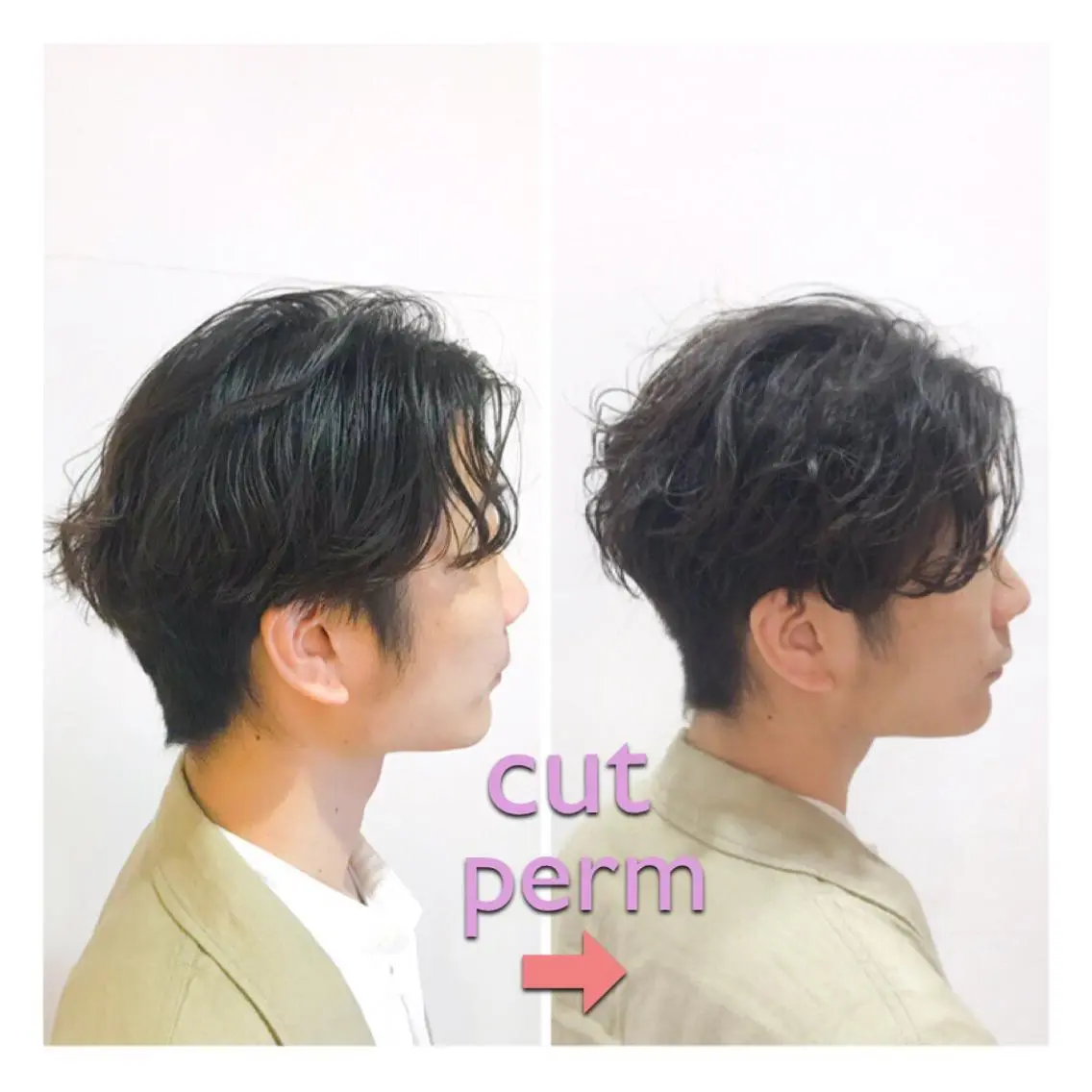 パーマ メンズ 木川 愛子のヘアスタイル
