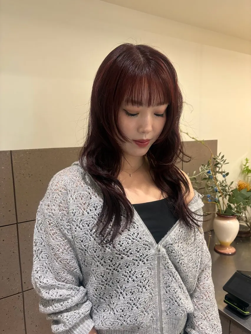 ロング カラー カット ヘアカラー トリートメント natsuki /HUIのヘアスタイル