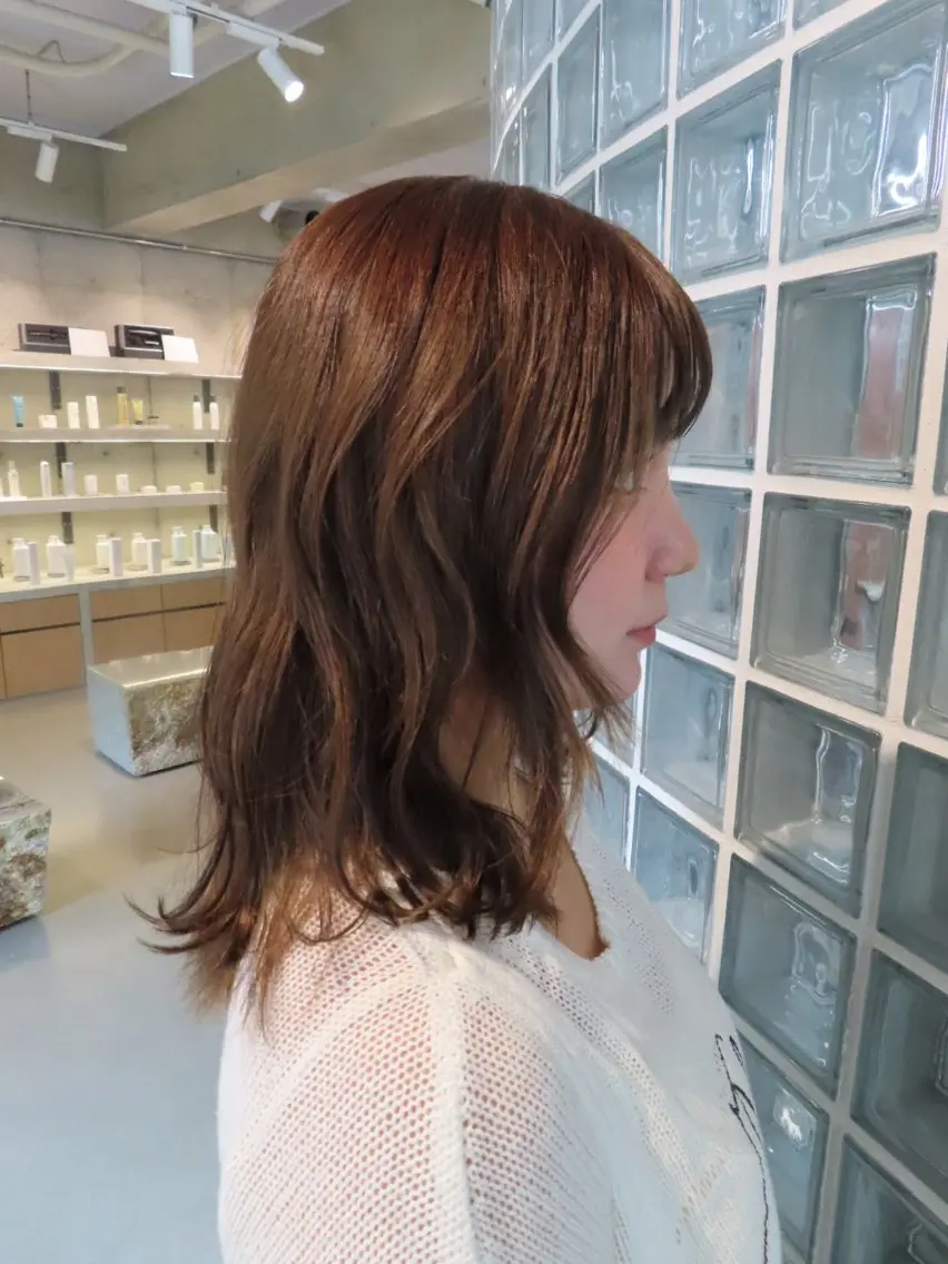 カラー ヘアカラー 日住 風香のヘアスタイル