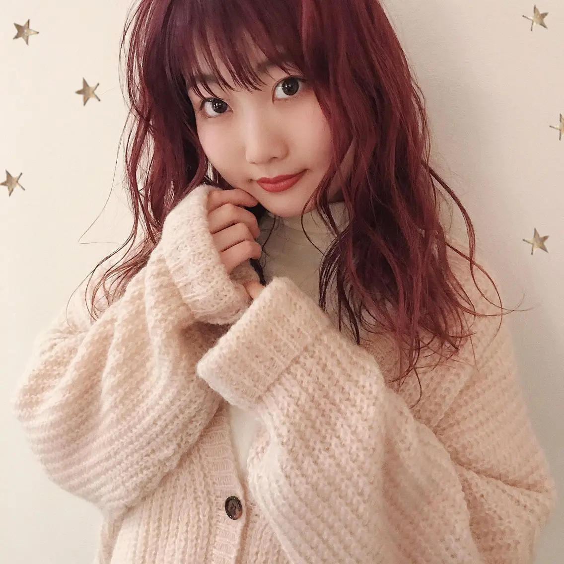 セミロング カラー カット ヘアカラー 市川 千夏のヘアスタイル