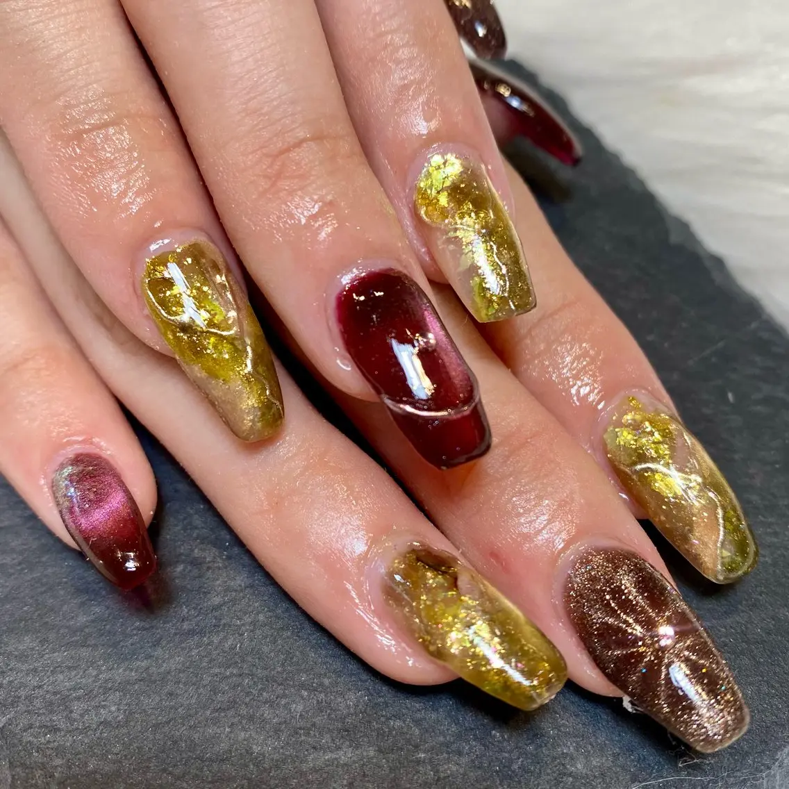 ネイル ハンドネイル FREEME 🌼アビのネイルデザイン