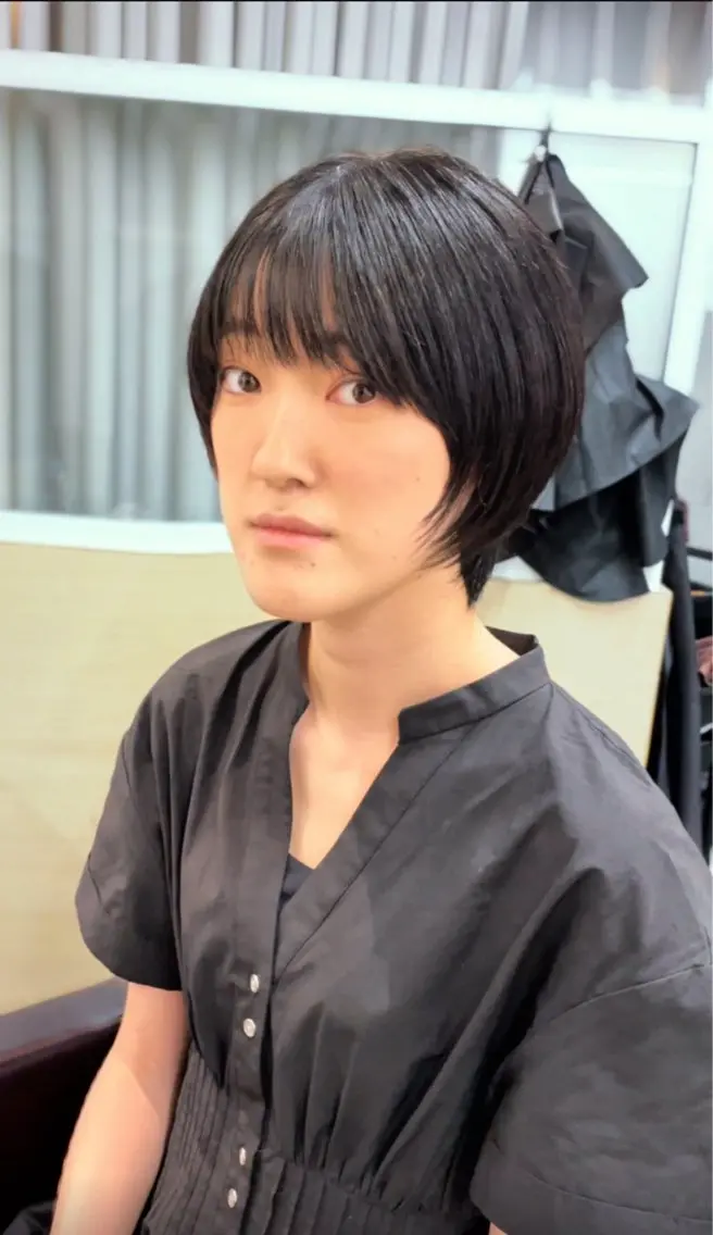 ショート カラー ショートヘア ウルフカット 表参道【髪質改善】 宮嶋勇太のヘアスタイル