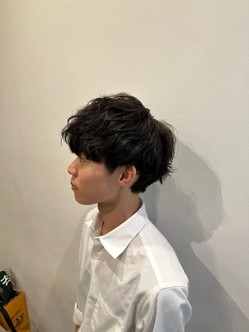 パーマ メンズ メンズパーマ ツイストスパイラルパーマ スパイラルパーマ パーマ 川口開世 cutのヘアスタイル