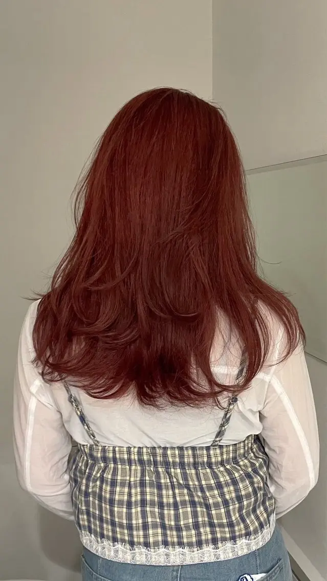 ロング ヘアカラー トリートメント ヘアセット Senri お洒落ヘア/経堂のヘアスタイル