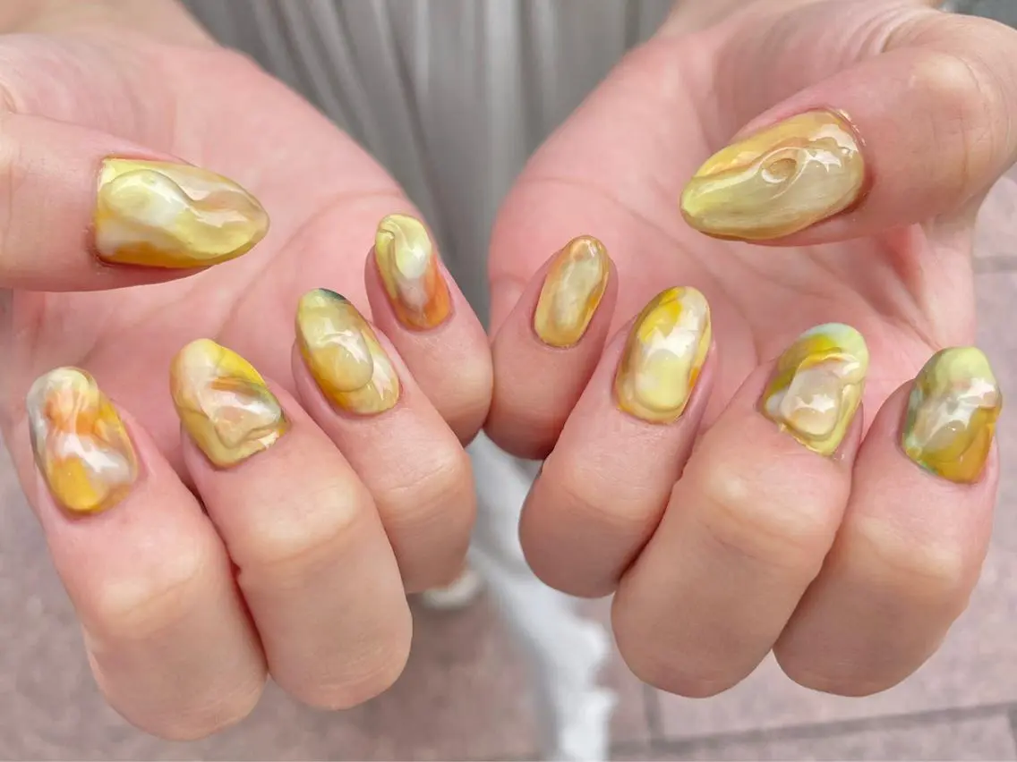 ネイル ハンドネイル Ash関内ネイリスト 荒木のネイルデザイン