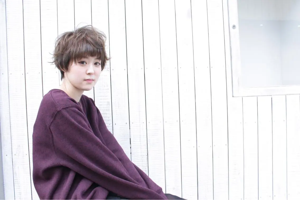 ショート カラー カット ヘアカラー パーマ トリートメント Shingo #パーマのヘアスタイル