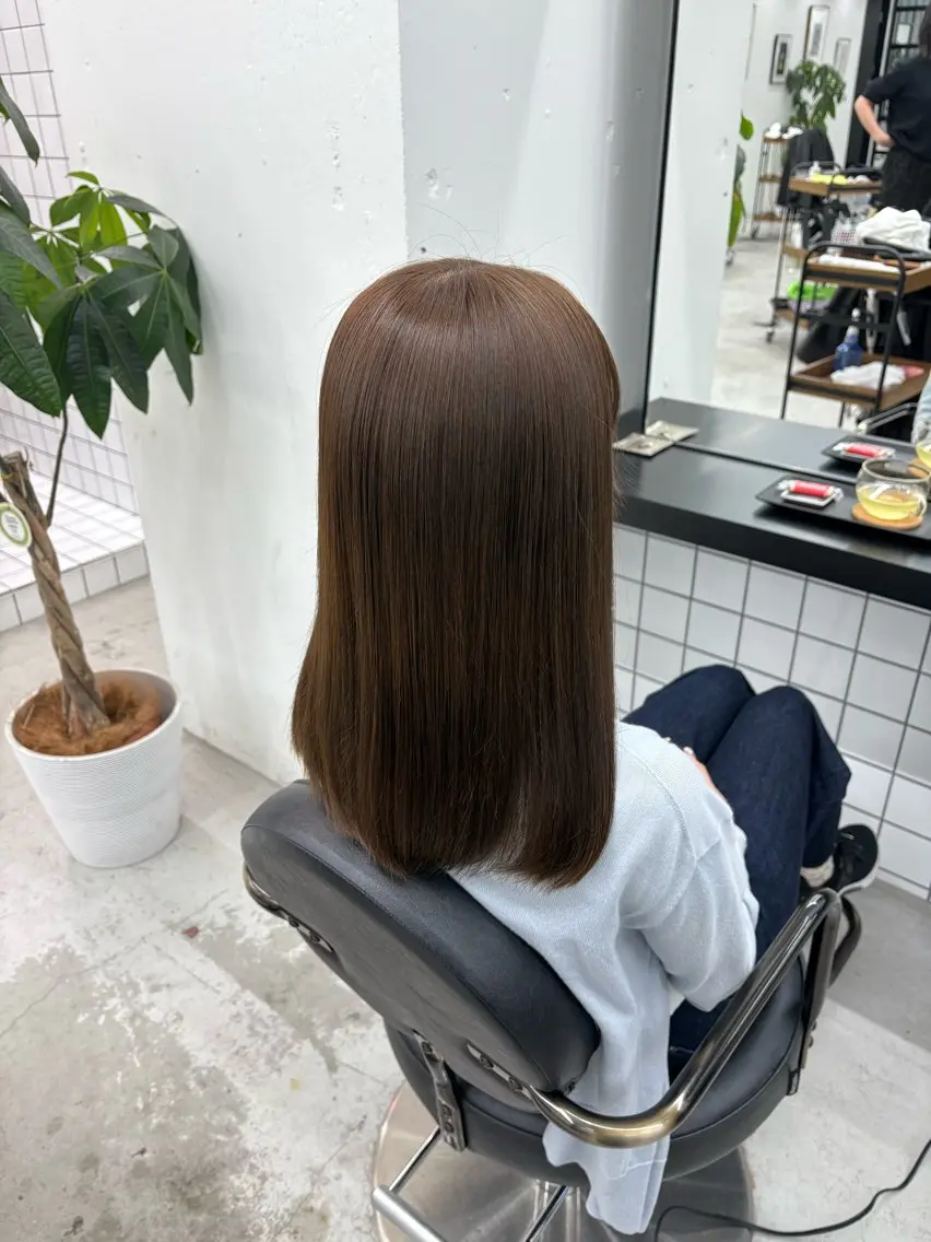 セミロング カラー 🌟ゆりあ🌟 JILLSTUDIOのヘアスタイル