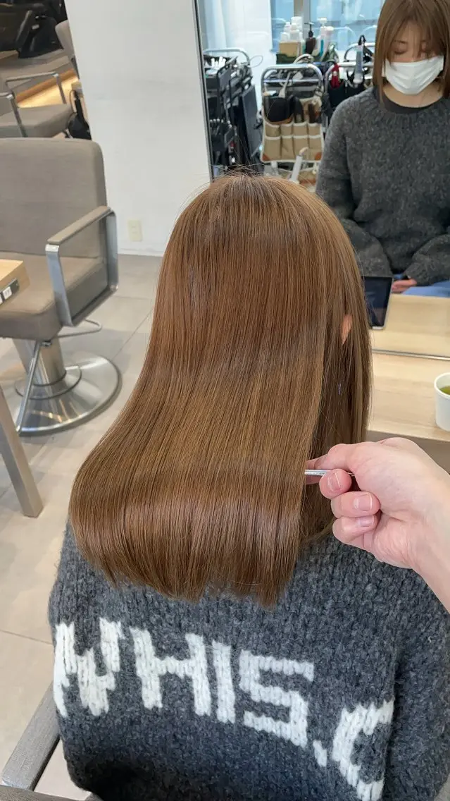 セミロング ✨髪質改善✨美髪 矯正🫧小泉のヘアスタイル