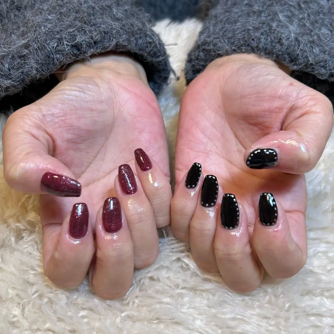 ネイル ボルドー nailsalon kiii'sのネイルデザイン