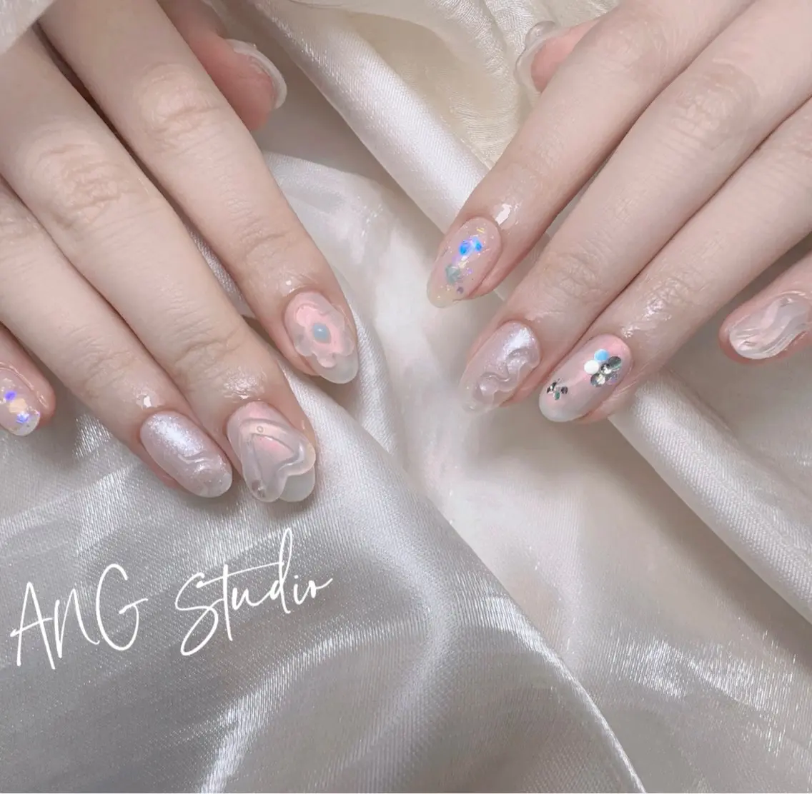 ネイル ハンドネイル ハンドケア ANG Studioのネイルデザイン