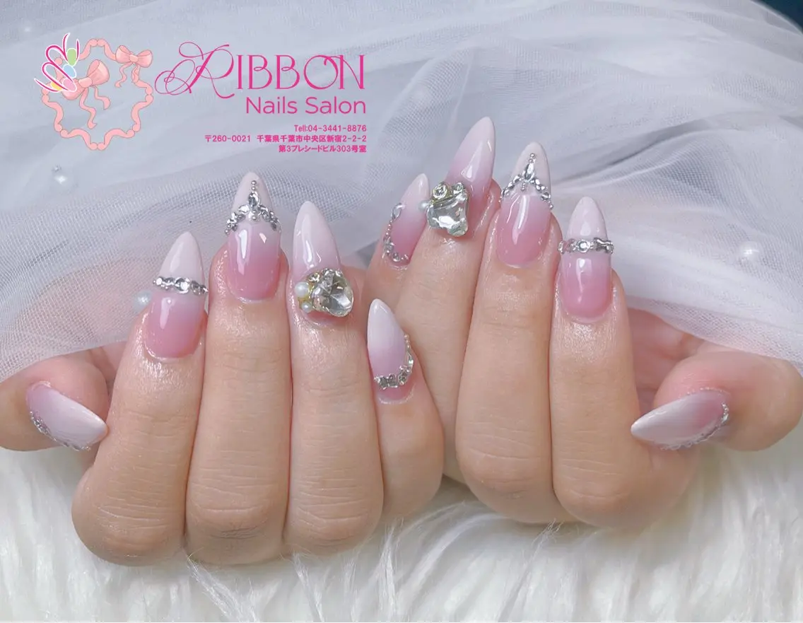 ネイル フットネイル フレンチネイル ジェルネイル マグネットネイル 持ち込み ハンドネイル Ribbonnail salonのネイルデザイン