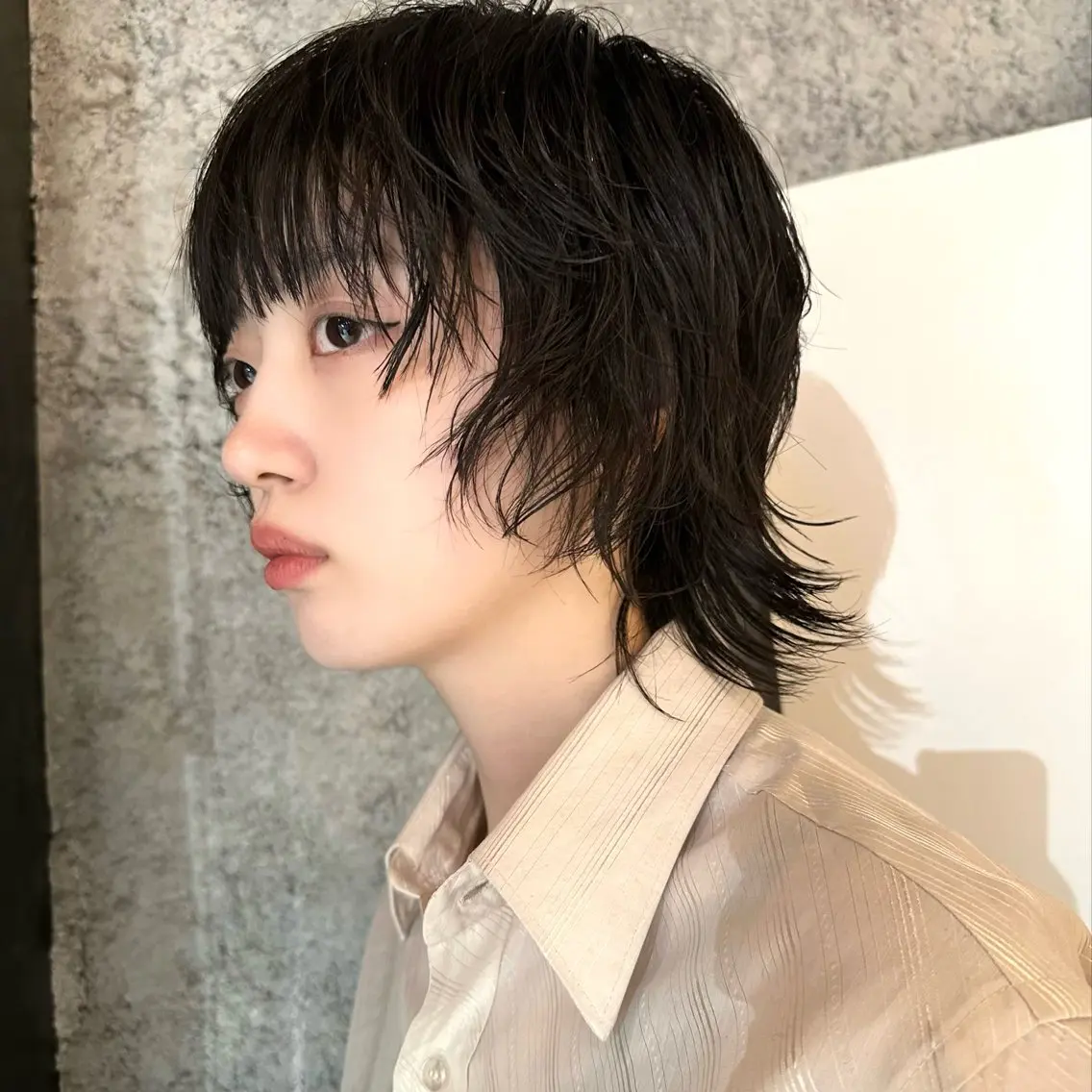ショート パーマ ニュアンスパーマ ﾌﾞﾚｲｽﾞ˚✧₊⁎ ﾚｲﾔｰToriのヘアスタイル