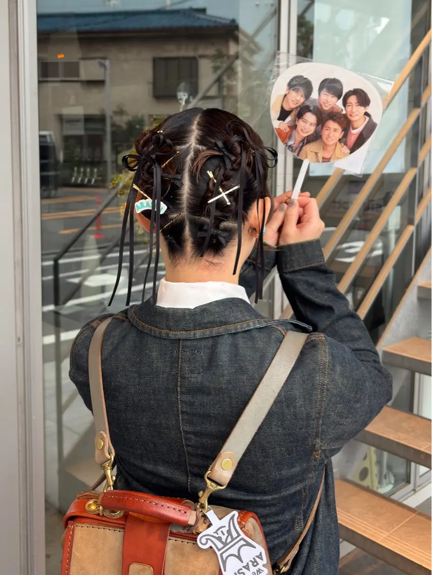 ヘアアレンジ ボブ 西村 清花のヘアスタイル