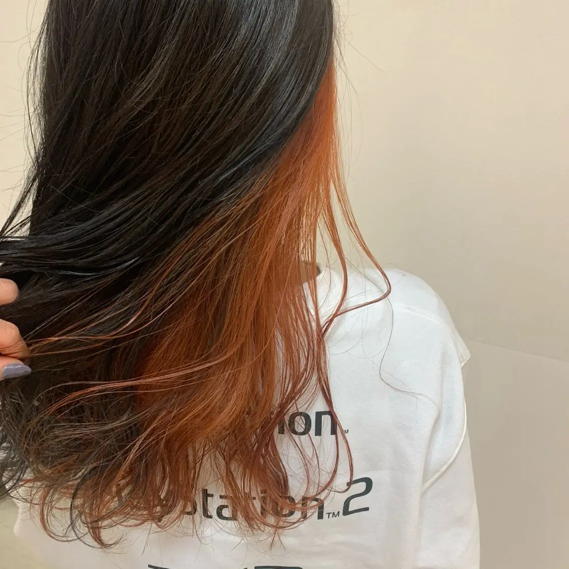 ロング ヘアカラー トリートメント ハイトーン🌈韓国風 🇰🇷りこぴん🎀のヘアスタイル