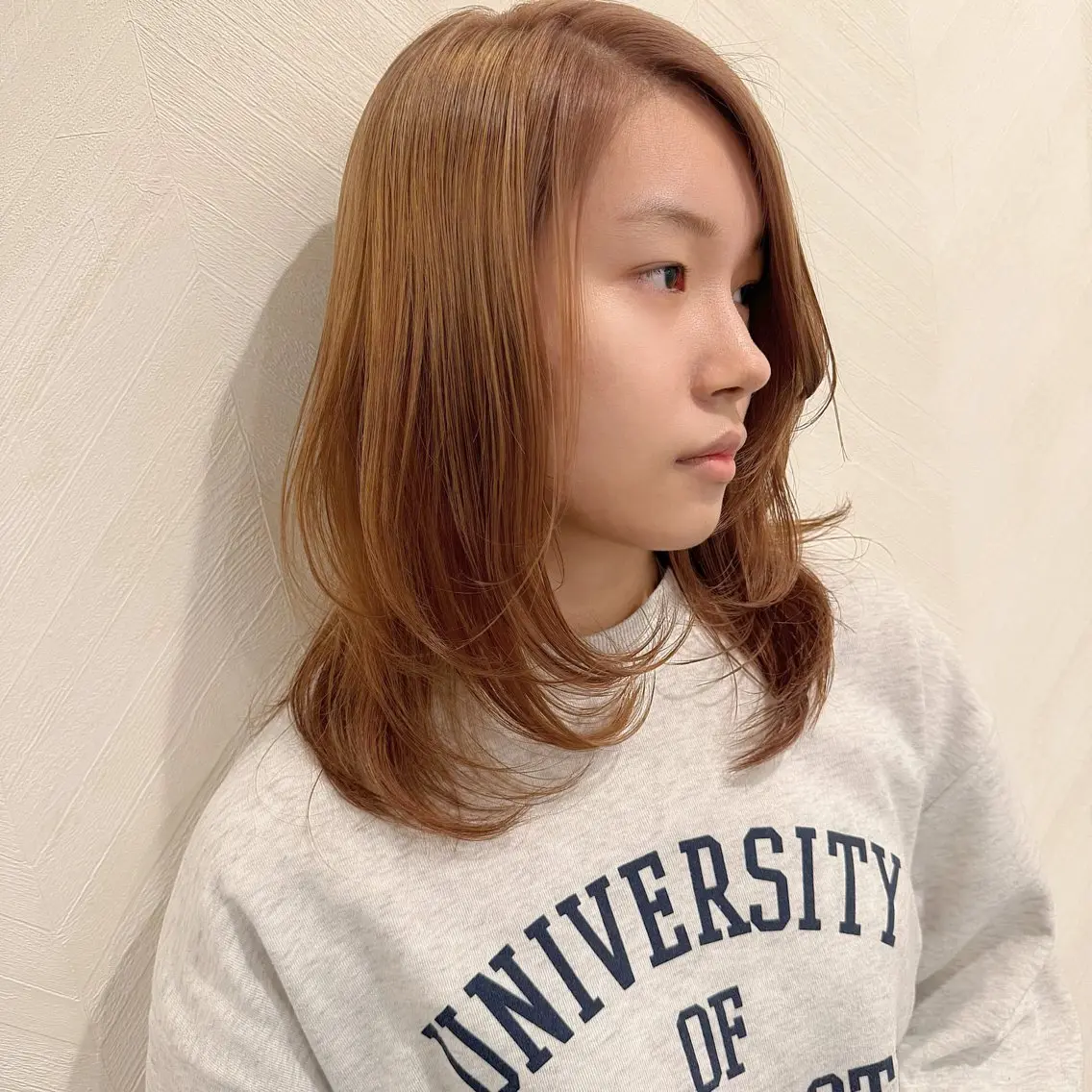 ミディアム カラー 中川 竜誠のヘアスタイル